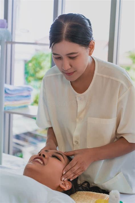 professional thai masseur is massaging woman feet stock image image of health salon 105694669