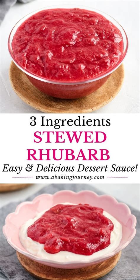 This Easy Stewed Rhubarb Recipe Makes The Most Delicious Rhubarb Sauce