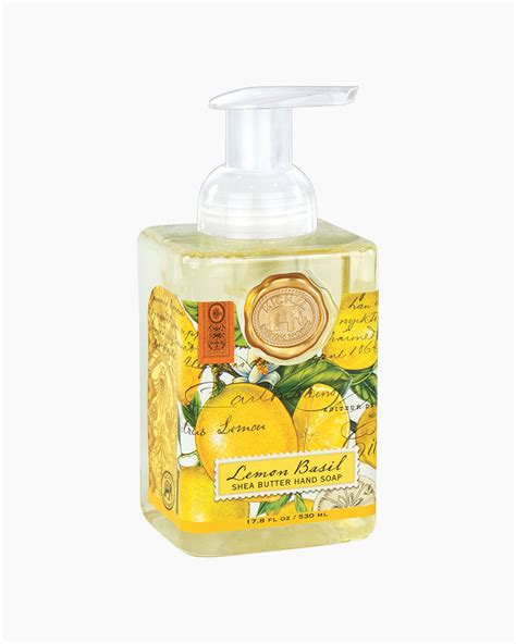 Michel Design Works Lemon Basil Foaming Hand Soap The Paper Store