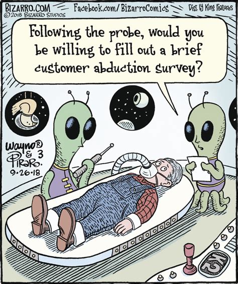 Bizarro For 9262018 Aliens Funny Good Cartoons Funny Cartoons