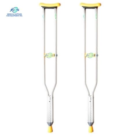 Aluminium Underarm Adjustable Axillary Crutches Shopee Philippines
