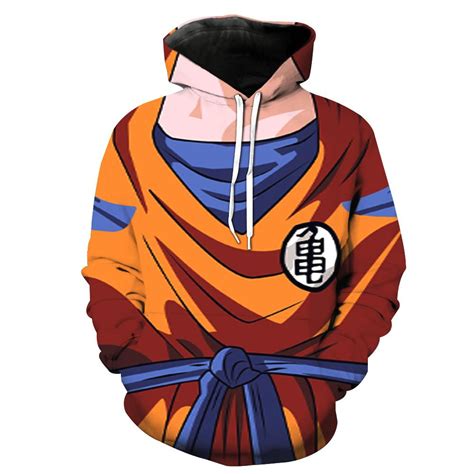Uniquely designed dragon ball z character hoodies. Son Goku Costume Outfit Orange Cosplay Dragon Ball Z ...