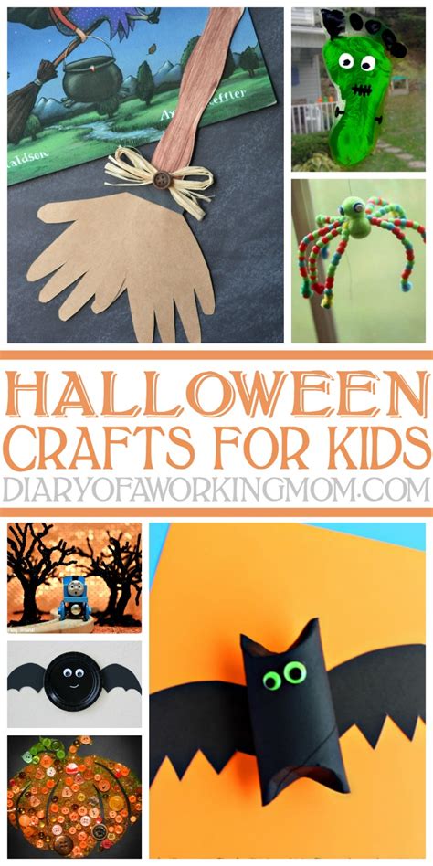25 Halloween Crafts For Kids Diary Of A Working Mom