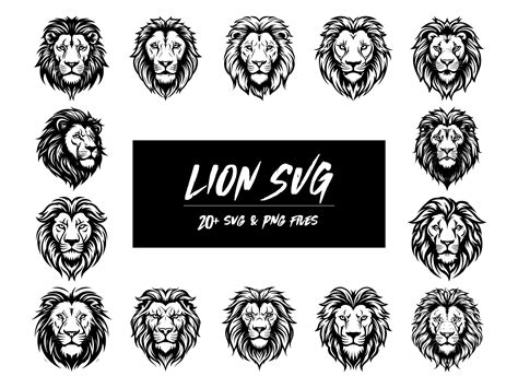 Lion Svg Lion Head Svg Lion Roar Svg Svg Lion Mustafa Lion Etsy Portugal