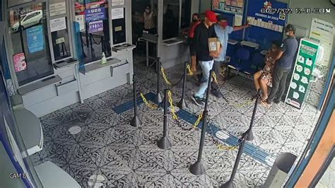 urgente polícia civil divulga imagens de assaltantes que invadiram e roubaram casa lotérica no