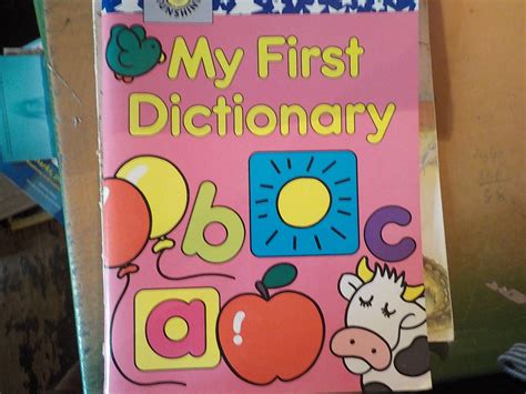 My First Dictionary Softcover Chapter Children Book Free Usa Etsy