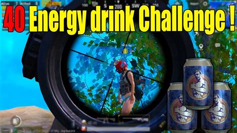 40 Energy Drink Challenge In Pubg Mobile Fun Gameplay With Srb Team