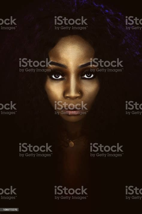 Portrait Of Beautiful Black Woman Stock Photo Download Image Now