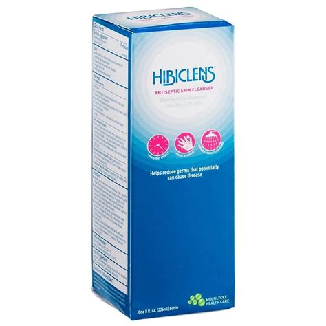 New Hibiclens 4 Chg Scrub 8oz Antiseptic Antimicrobial Skin Cleanser