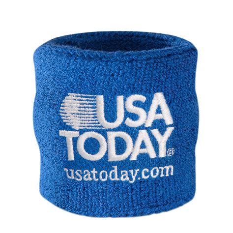 Custom Embroidered Wrist Sweatbands Sweatbands Custom