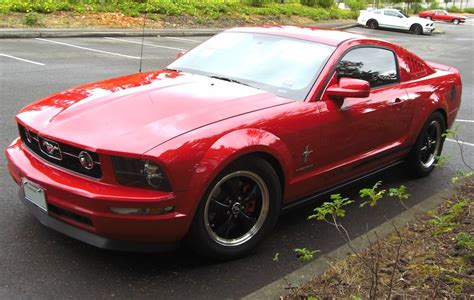 Torch Red 2006 Ford Mustang Foose Custom Coupe