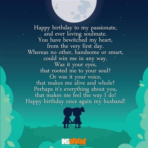 My life wouldn't be the same without you. Romantic Happy Birthday Poems For Husband From Wife ...