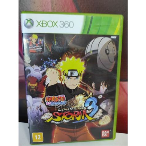 Naruto Shippuden Ultimate Ninja Storm 3 Xbox 360 Original Em Mídia