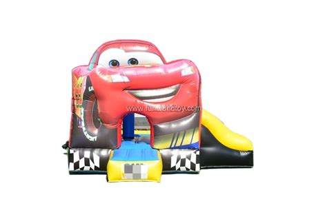 Cars Lightning Mcqueen Bounce House Slide Fwz407 Fun World Inflatables