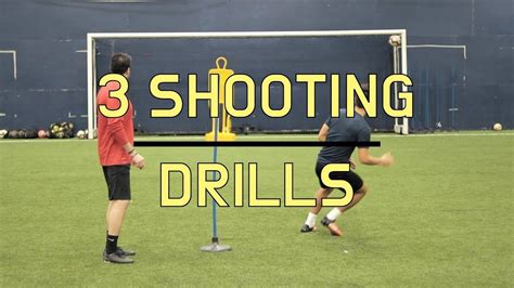 3 Easy Soccer Shooting Drills You Can Do With A Friend Youtube