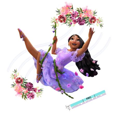 Encanto Isabella Madrigal Png Miraibel Luisa Encanto Clipart Images