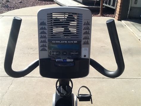A bluetooth enabled exercise bike that lets you improve your cardio and tone your body at home. Gold's Gym Exercise Recumbent Bike - Nex-Tech Classifieds