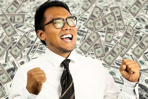 Man Winning The Lottery Stock Image Image Of Screaming 45340747