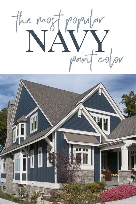 Benjamin Moore Hale Navy The Best Navy Blue Paint Color Exterior