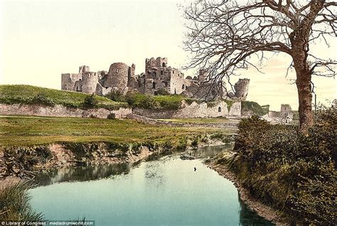 Wales Magnificent Castles Showcased In Vintage Postcards Daily Mail