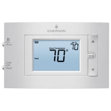 Emerson Digital Non Programmable Thermostat F C NP The Home Depot