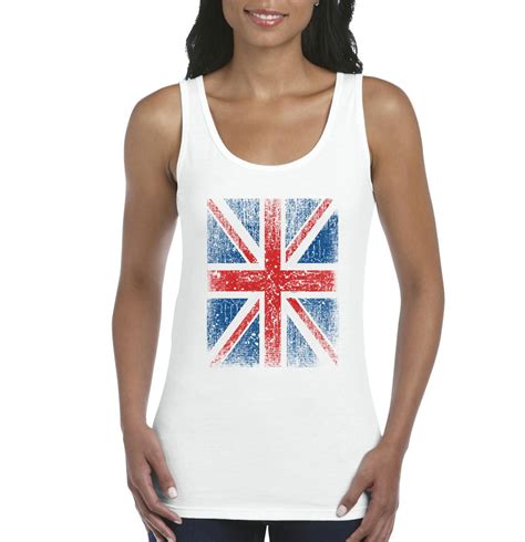Artix Womens Union Jack British Flag Tank Top