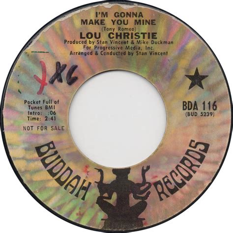 Lou Christie I M Gonna Make You Mine 1969 Vinyl Discogs