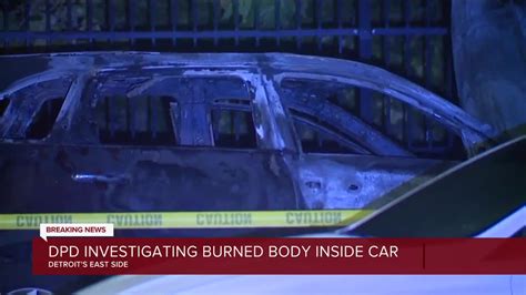 Detroit Police Investigating Body Found In Burned Out Car