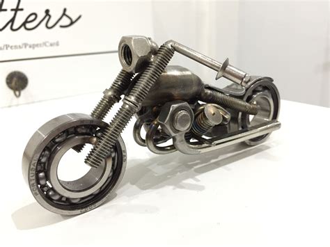 Scrap Metal Chopper Bike Art Of Metal Handmade By Yuka Arte Em Metal