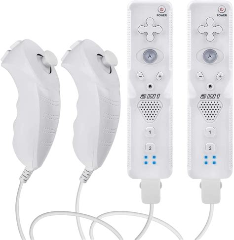 Pack Wii Remote With Wii Motion Plus Inside Shock Wii Nunchuk