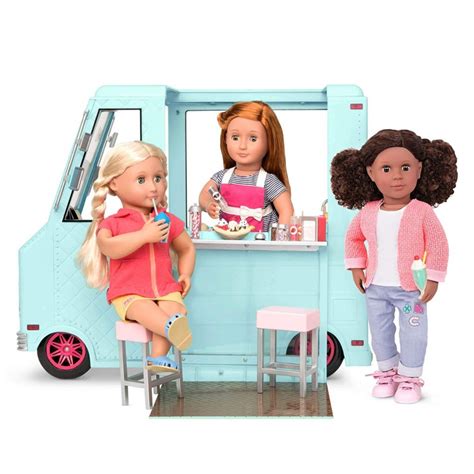 Our Generation Sweet Stop Ice Cream Truck Toys At Foys
