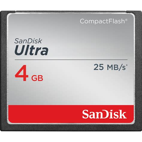 Maybe you would like to learn more about one of these? SanDisk 4GB Ultra CompactFlash Memory Card SDCFHS-004G-A46 B&H
