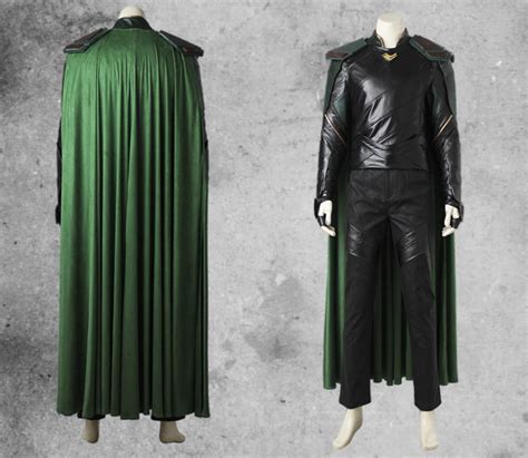 thor ragnarok loki cosplay costume loki suit with cloak etsy