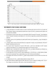 Velocidad Promedio Y Mru Pdf Movimiento Rectil Neo Uniforme A Qu