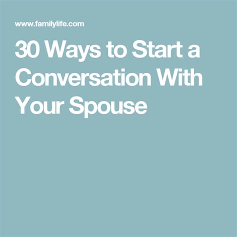 Check spelling or type a new query. 30 Ways to Start a Conversation With Your Spouse | Conversation starters for couples, Happy wife ...
