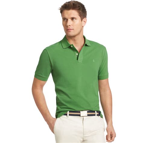 Explore a wide range of the best polo shirt on aliexpress to besides good quality brands, you'll also find plenty of discounts when you shop for polo shirt during. Izod Shirt, Premium Pique Polo Shirt in Green for Men ...