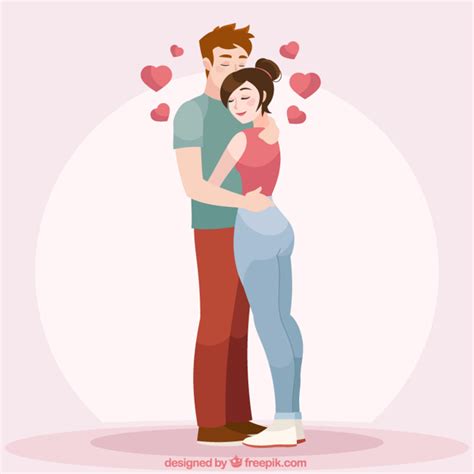 Cartoon Couples Hugging Clipart Free Download On Clipartmag