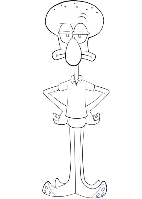 Find high quality squidward clipart, all png clipart images with transparent backgroud can be download for free! Spongebob And Squidward Coloring Pages - Coloring Home