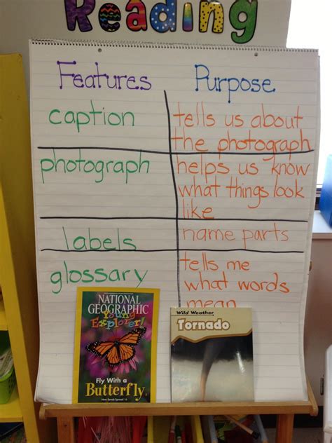 You Can't Ignore...Nonfiction Text Features! & Freebie Chart - Miss DeCarbo