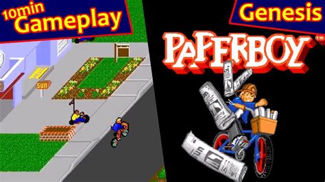Paperboy Sega Genesis Gameplay Youtube
