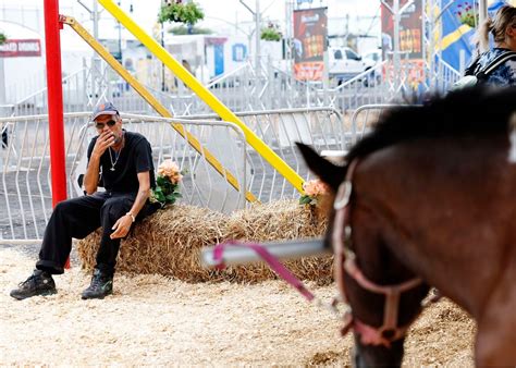 The strong man. The farmer. The carnie. The dancer. Behind the scenes
