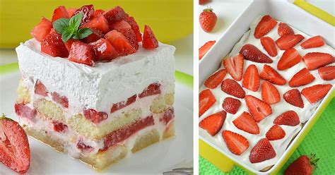 Don't miss these 10 delectable desserts on your next trip to italy. No Bake Strawberry Tiramisu | Recipe | Vanilla dessert ...