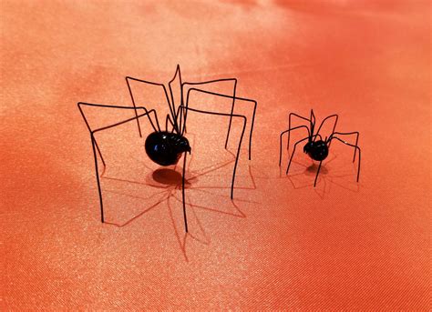 Large Black Widow Spiders 3 Large Spiders Realistic Faux Etsy