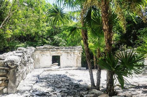 Mayan Ruins In Xcaret Park Riviera Maya México Rivieramaya Mexico