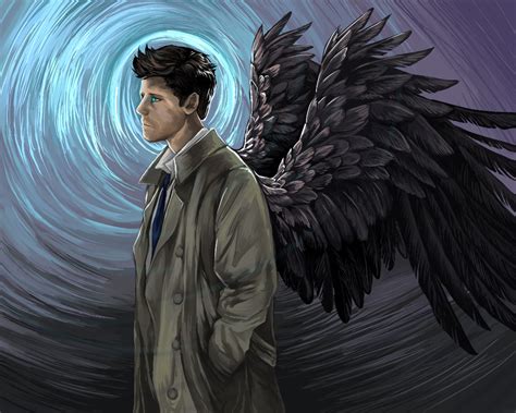 Pin By Bad Wolf On Wings Supernatural Background Supernatural Art