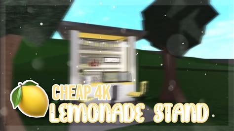 4k Lemonade Standbloxburg Youtube