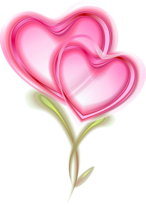 Two Pink Heartsso Sweet Heart Clip Art Heart Wallpaper