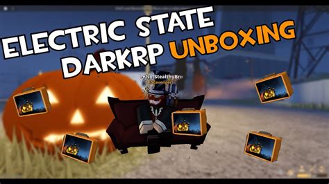 Electric State Darkrp Halloween Crate Unboxing Roblox Youtube