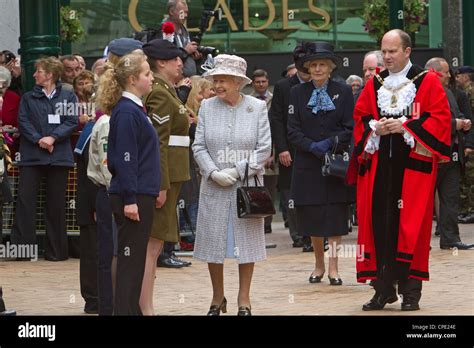 The Queens Diamond Jubilee Visit To Bromley Kent Stock Photo Alamy