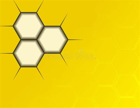 Honeycomb Abstract Background Stock Vector Illustration Of Dark Cell